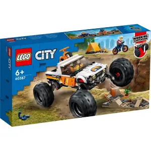 LEGO CITY AVENTURI OFF ROAD CU VEHCIUL 4X4 60387 - 