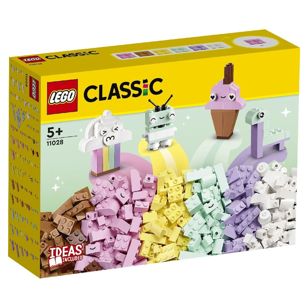 LEGO CLASSIC DISTRACTIE CREATIVA IN CULORI PASTELATE 11028 - 