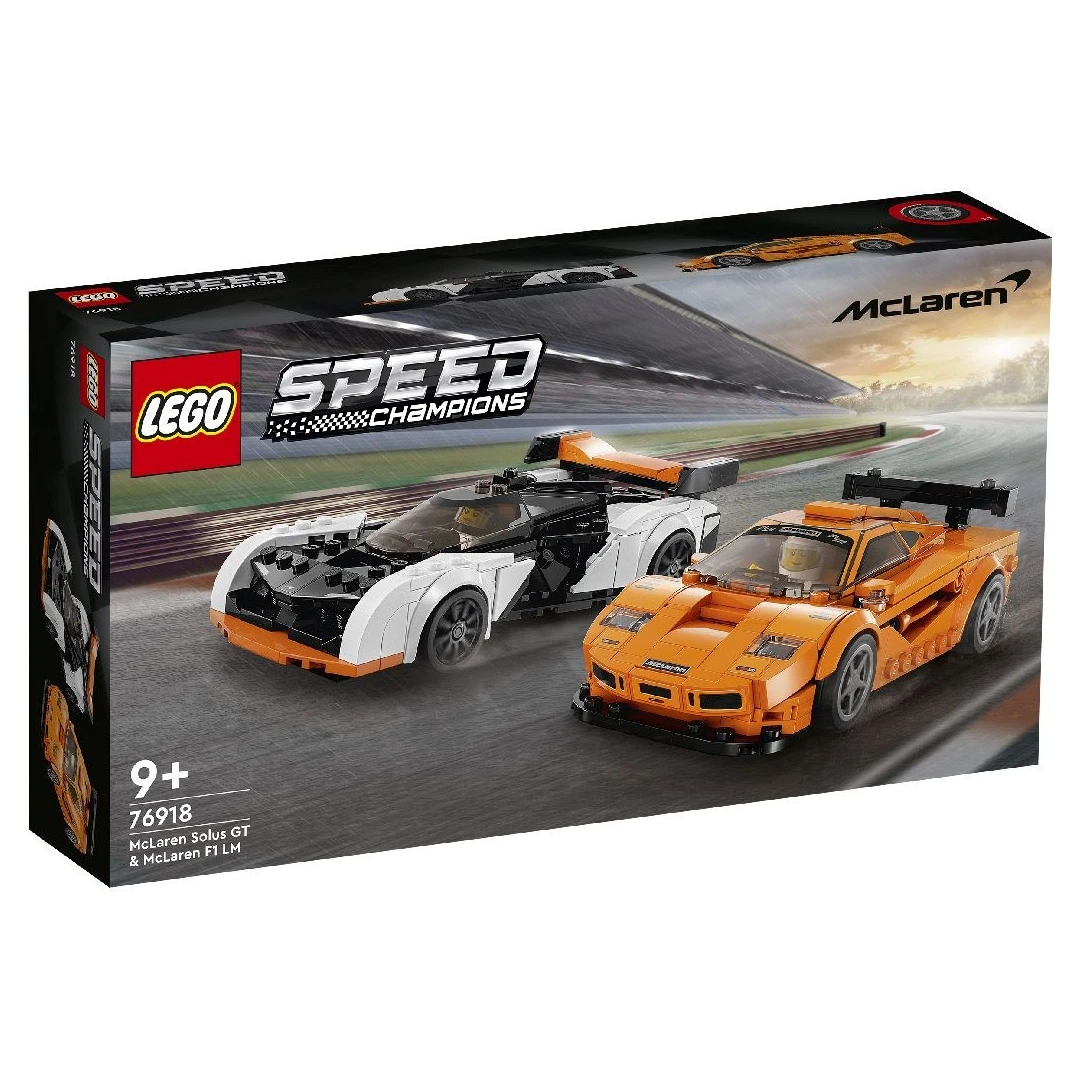 LEGO SPEED CHAMPIONS MCLAREN SOLUS GT SI MCLAREN F1 LM 76918 - 