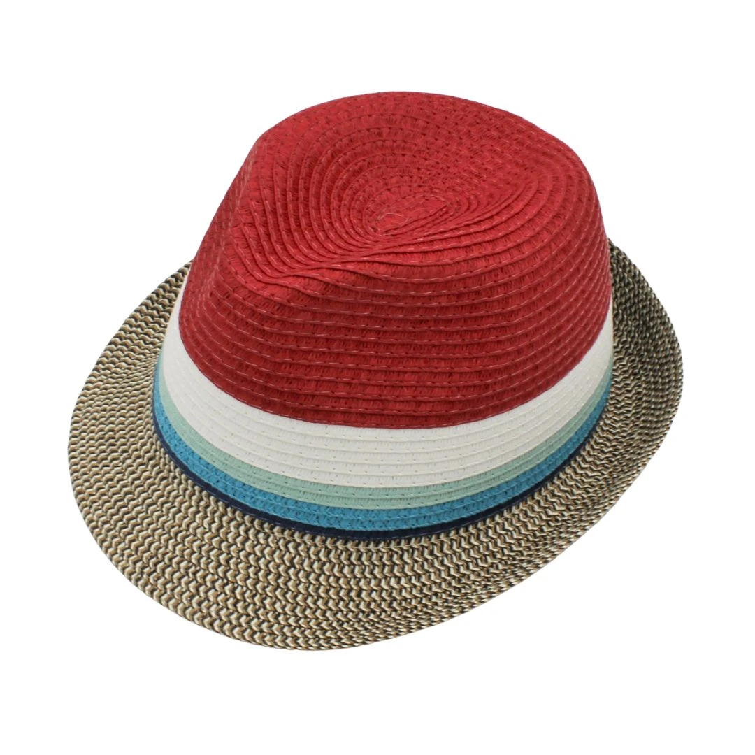 Pălărie plajă damă cu cerculețe colorate - 