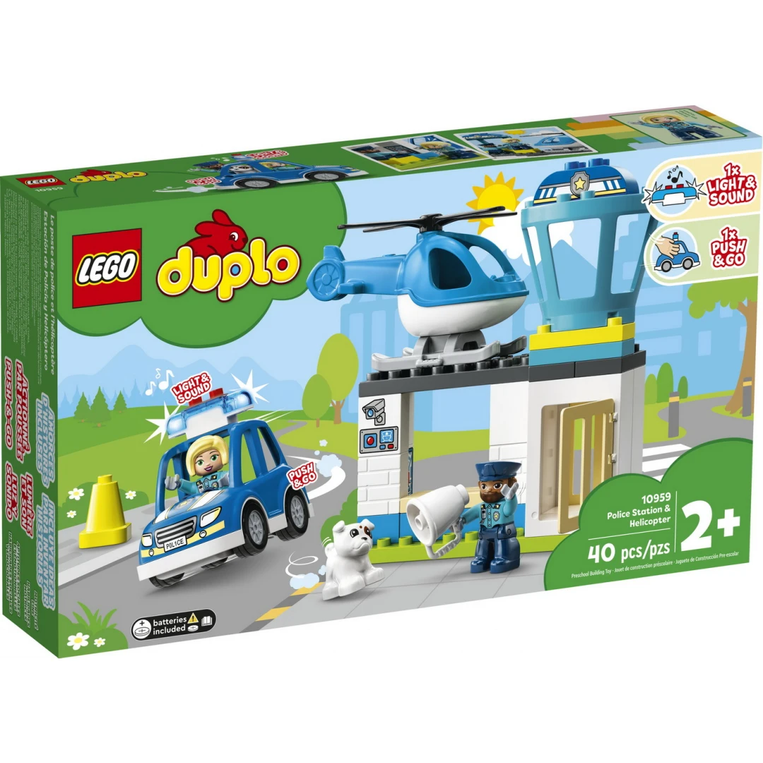 LEGO Duplo sectie de politie si elicopter 10959 - 