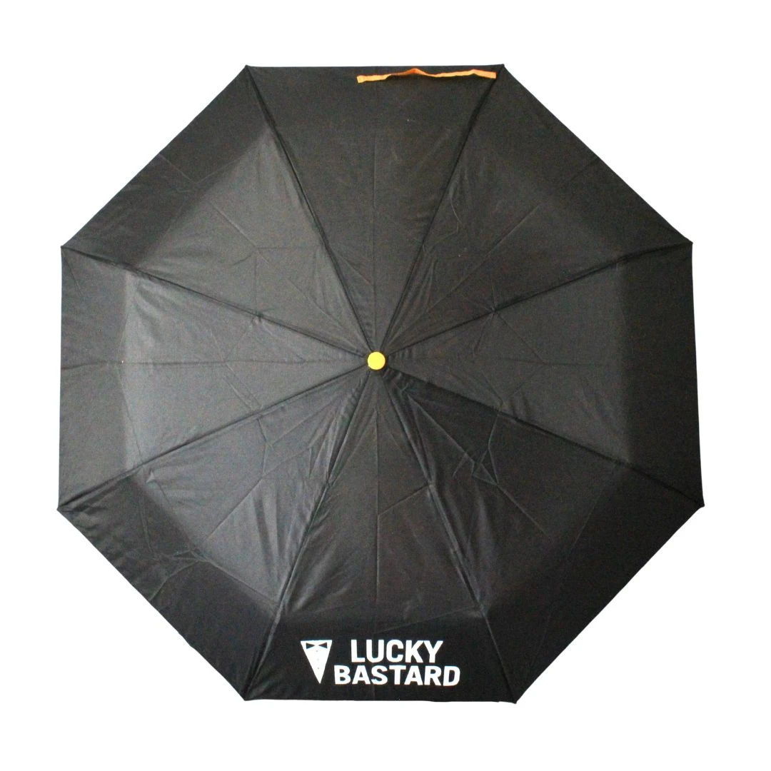 Umbrelă pliabilă neagră colecția Lucky Bastard - 