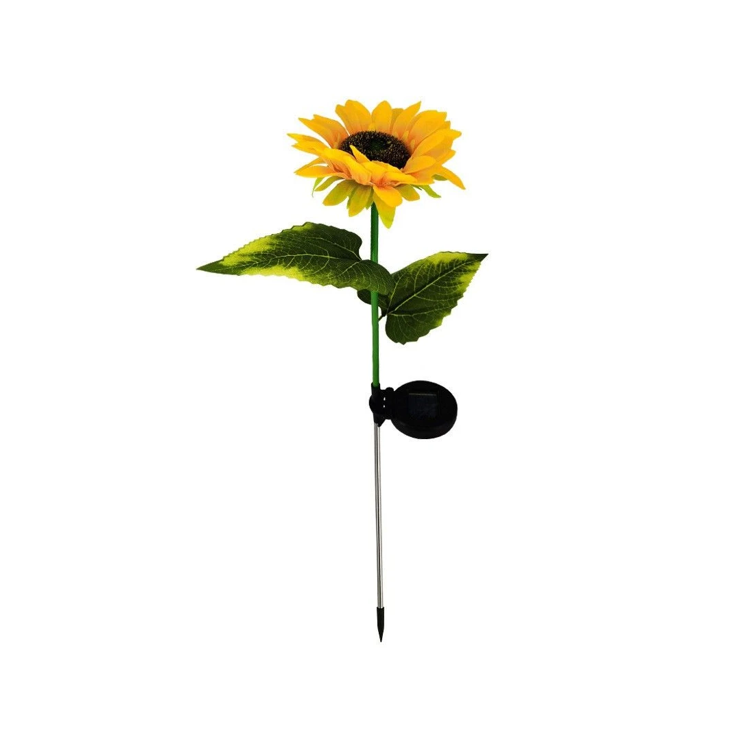 Lampa solara LED tip Floarea Soarelui, inaltime 70 cm, Pentru gradina, eMazing - 