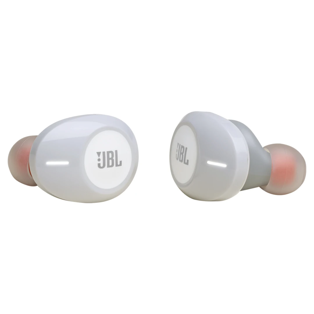 Casti Audio In Ear JBL Tune 120, True Wireless, Bluetooth, Autonomie 16 ore, Alb - 