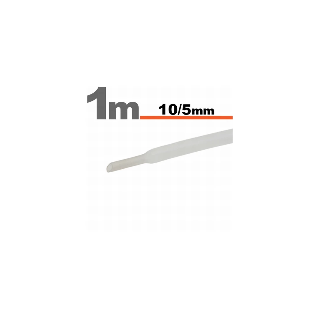 Tub termocontractibilTransparent • 10 / 5 mm - 