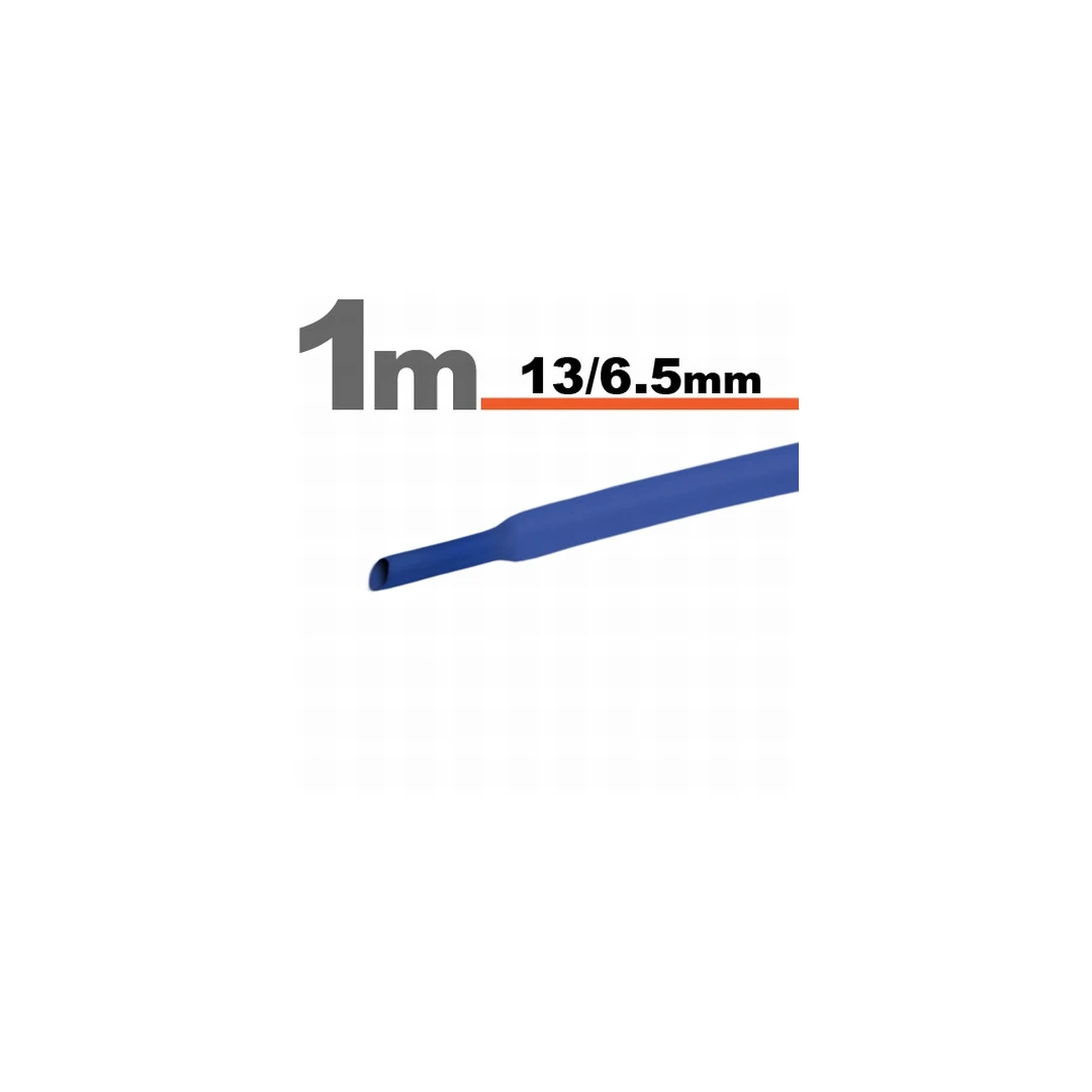 Tub termocontractibil Albastru • 13 / 6,5 mm - 