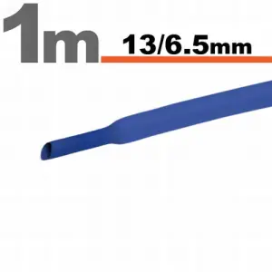 Tub termocontractibil Albastru • 13 / 6,5 mm - 