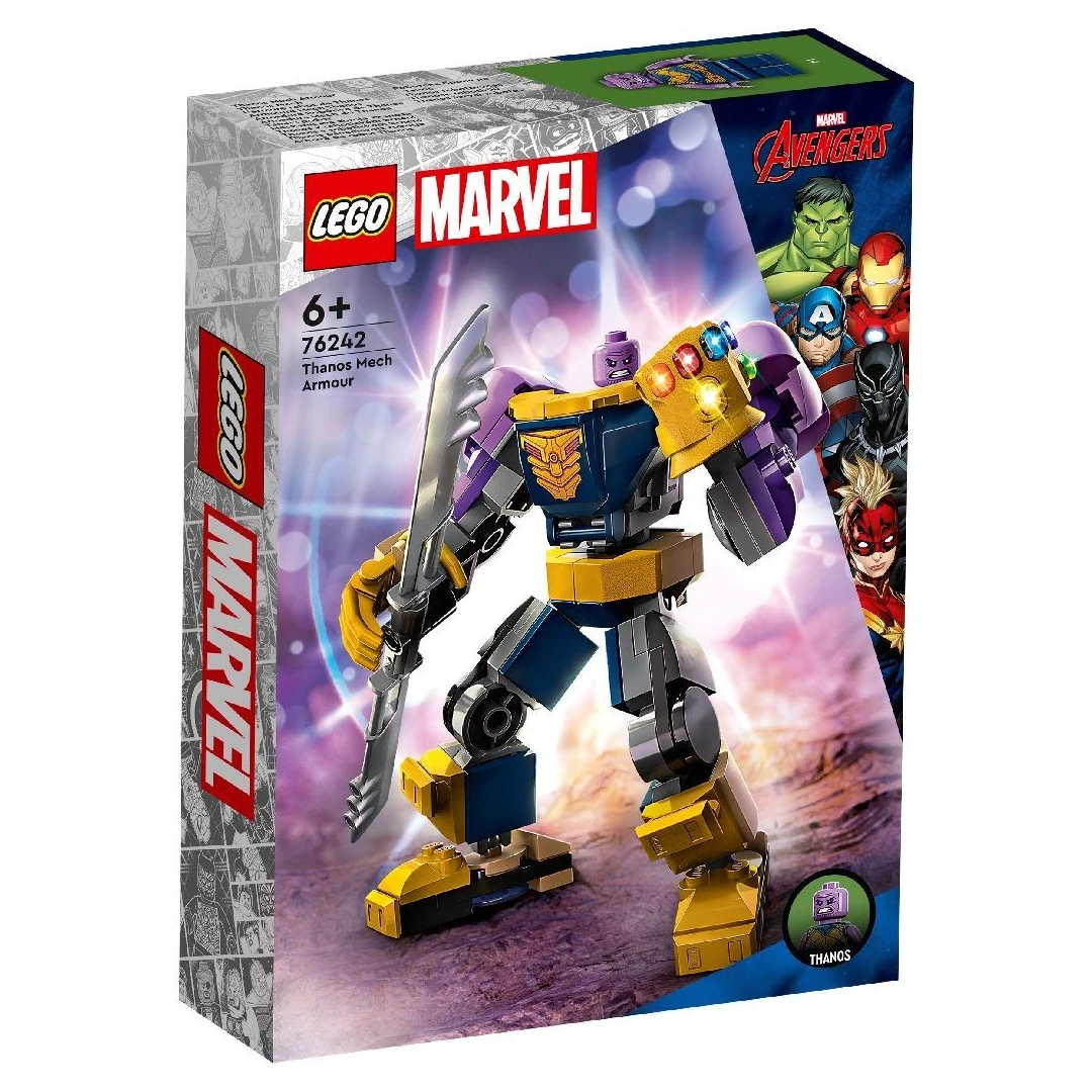 LEGO SUPER HEROES ARMURA DE ROBOT A LUI THANOS 76242 - 
