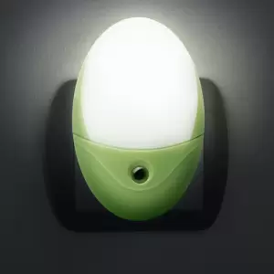 Lumina de veghe cu senzor - 240 V - verde - 