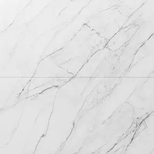 Gresie portelanata rectificata Carrara, 60X120, lucioasa - Pretul afisat este pe: mp Gresia portelanata rectificata Carrara este o alegere remarcabila pentru multe proiecte de design interior. Placile ceramice vitrificate albe cu insertii gri au ca inspiratie frumusetea marmurei nobile de Carrara. Gresia poate fi montata pe pardoseala sau pe suprafetele peretilor, finisajul lucios sporind luminozitatea spatiului.O caracteristica relevanta a gresiei Carrara este procesul sau de rectificare. Prin aceasta tehnica, placile ceramice au laturile precis finisate astfel incat sa fie sim