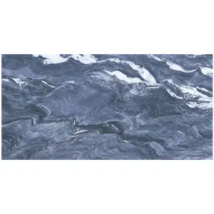 Gresie portelanata rectificata Ocean Blue, 59.5X119.5, lucioasa - Pretul afisat este pe: mp Ocean Blue este gresia care te duce cu gandul la ocean, la mare si la valurile agitate din larg. Intreg peisajul marin este conturat de diferitele nuante de albastru combinate cu un alb impecabil.GresiaOcean Blue este o placa ceramica de mari dimensiuni (59.5 x 119.5 cm) portelanata si rectificata, ceea ce inseamna ca detine mai multe caracteristici de ordin tehnic, dar si de ordin estetic, fata de placile ceramice simple, de calitate inferioara. Datorita dimensiunii de 59.5 x 119.5 cm pe care