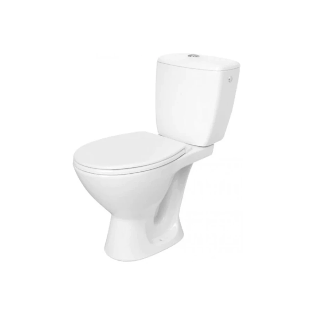 Cersanit Compact Basic 527 020 + rezervor 3/6L + capac WC polipropilena RR003-002 - Pretul afisat este pe: set Setul Compact Basic este un pachet alcatuit din piese necesare utilarii oricarui spatiu sanitar.Vasul de wc se monteaza pe pardoseala, iar evacuarea este verticala.Setul include:Vas WCCapac  WC polipropilena Rezervor WC 3/6 LCaracteristici:Material: ceramica sanitaraFinisaj: lucios