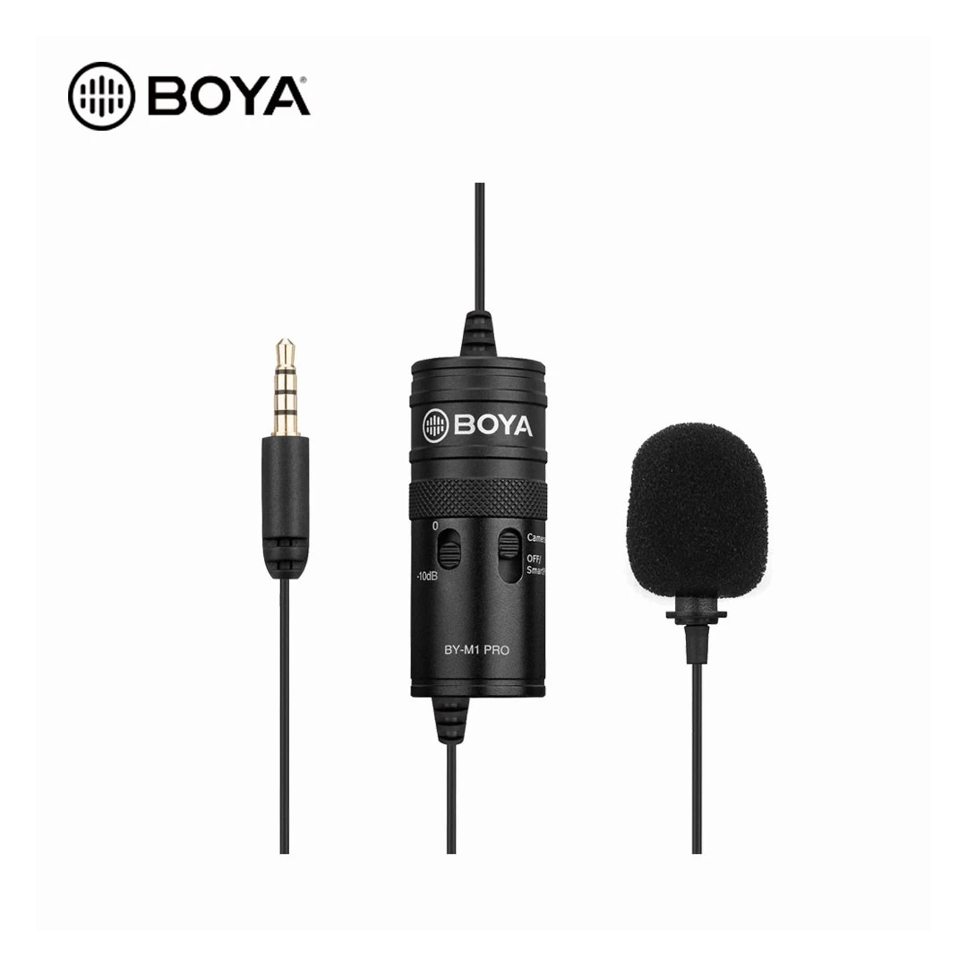 Microfon Lavaliera Stereo omnidirectional, Boya BY-M1 Pro - 