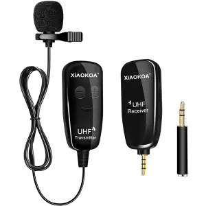 Microfon Lavaliera Omnidirectional Wireless UHF, Xiaokoa - 