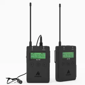 Microfon Lavaliera wireless profesional Maono WM730, 48 Canale, Omnidirectional - 