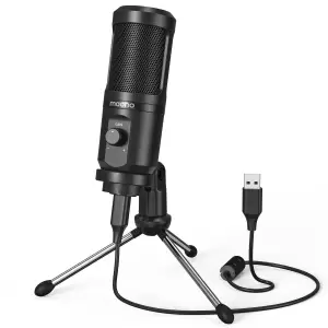 Microfon gaming Maono PM461TR, 192KHZ/24BIT, pentru streaming live, USB - Iti prezentam microfon pentru pc util pentru jocuri, streaming online, ce ofera o calitate ridicata a sunetului