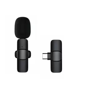 Microfon Lavaliera Omnidirectional Wireless K1, mufa Lightning compatibil Iphone, Xiaokoa - 