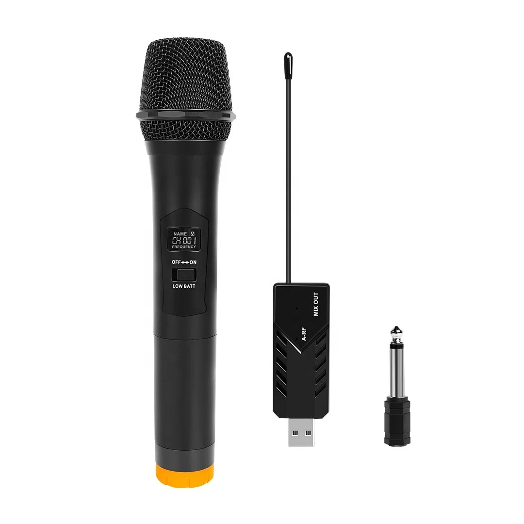 Microfon profesional Maono AU700 omnidirectional wireless, pentru Karaoke, prezentari, negru - 