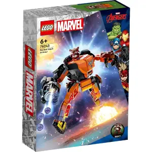 LEGO SUPER HEROES ARMURA DE ROBOT A LUI ROCKET 76243 - 