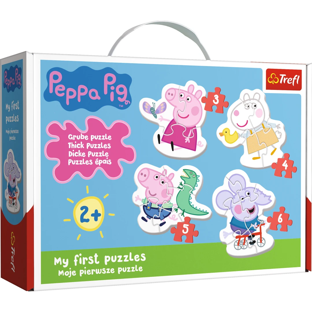 Puzzle Baby Clasic simpatica Peppa Pig 18 piese - 