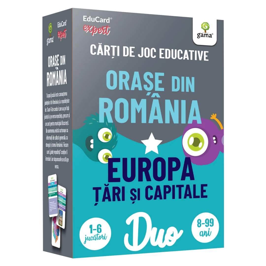Orase Din Romania - Europa: Tari Si Capitale,  - Editura Gama - 