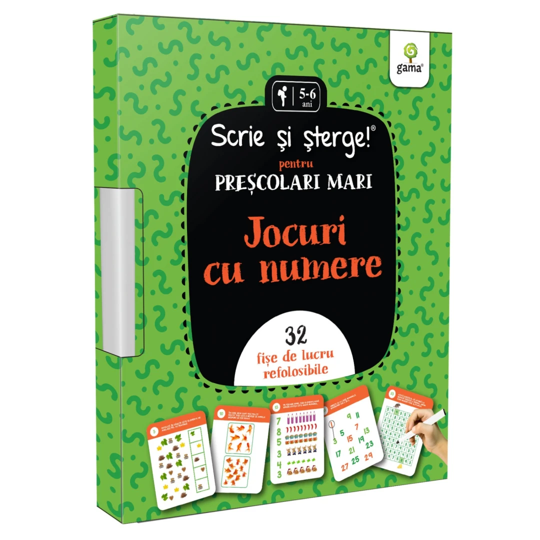 Jocuri Cu Numere - Prescolari Mari,  - Editura Gama - 