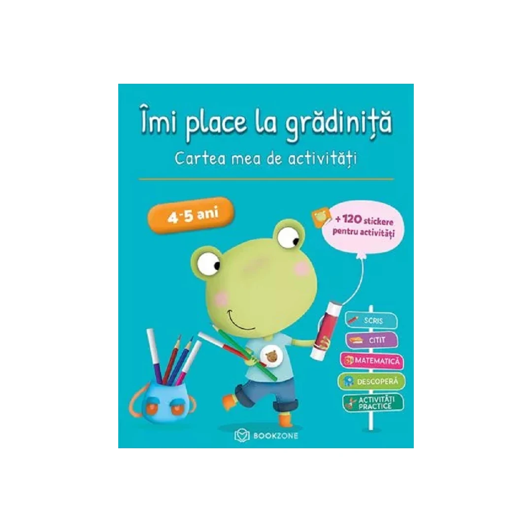 Imi Place La Gradinita 4-5 Ani,  Nicole Herr, Jeanine Villani - Editura Bookzone - 