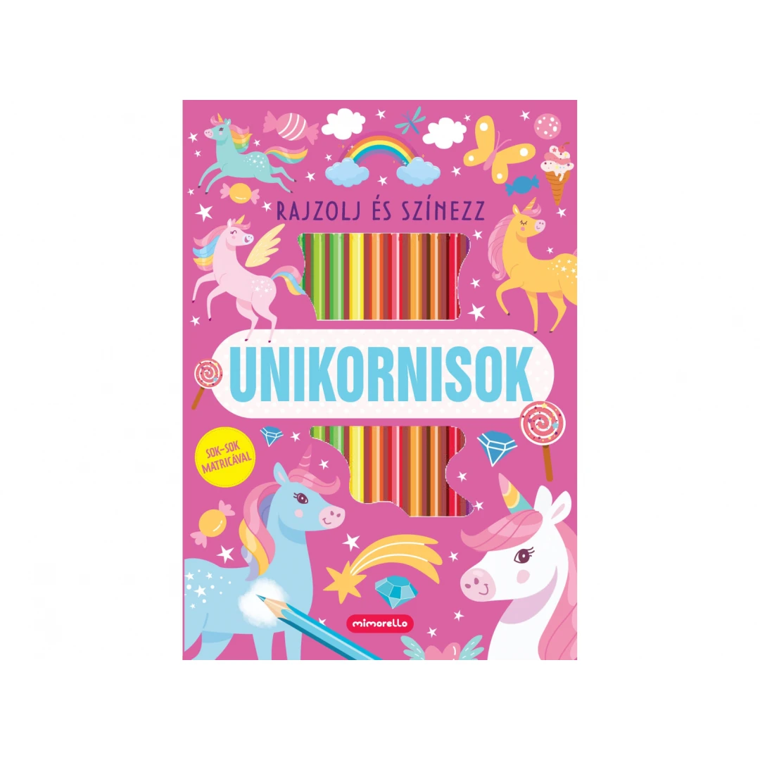 Unikornisok - Rajzolj Es Szinezz!,  - Editura Mimorello - <p>"Unikornisok - Rajzolj Es Szinezz!" este o carte de colorat și desenat distractivă și creativă, creată de Editura Mimorello. Oferă o experiență unică și captivantă pentru copii și adulți deopotrivă.</p>