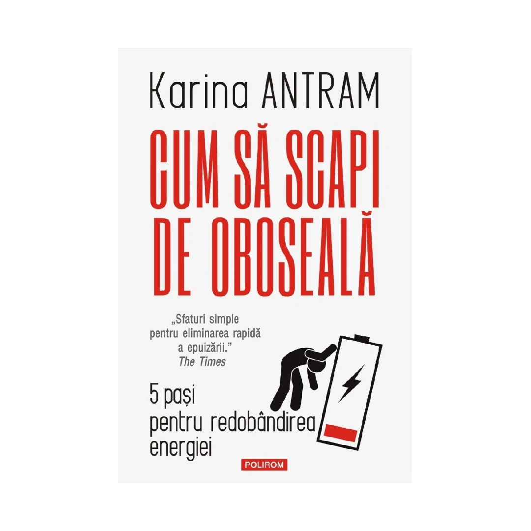 Cum Sa Scapi De Oboseala, Karina Antram - Editura Polirom - 