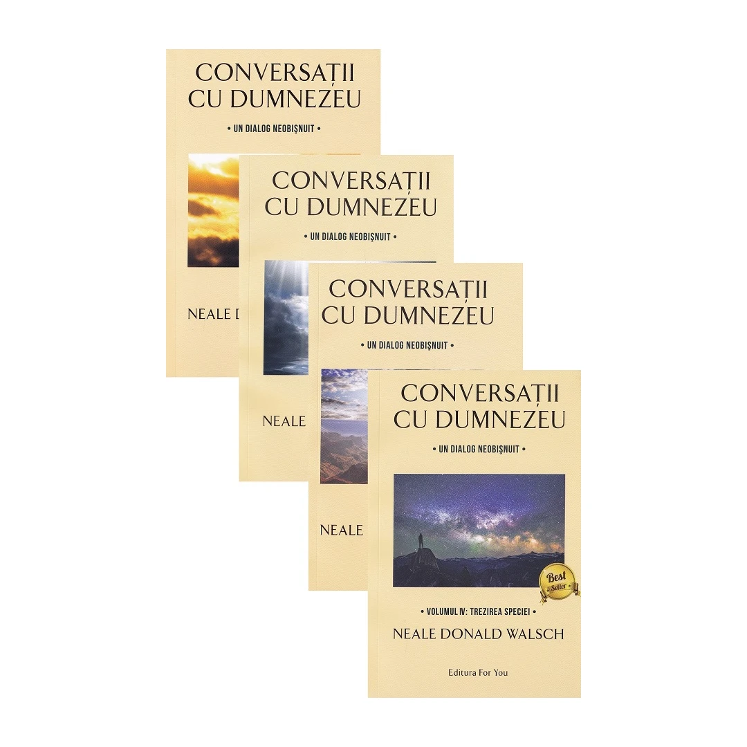 Conversatii Cu Dumnezeu, Vol 1-4 ,Neale Donald Walsch - Editura For You - 