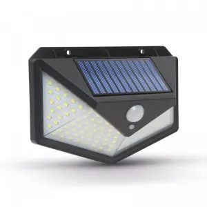 Reflector solar cu senzor de miscare - perete - 136 LED - 