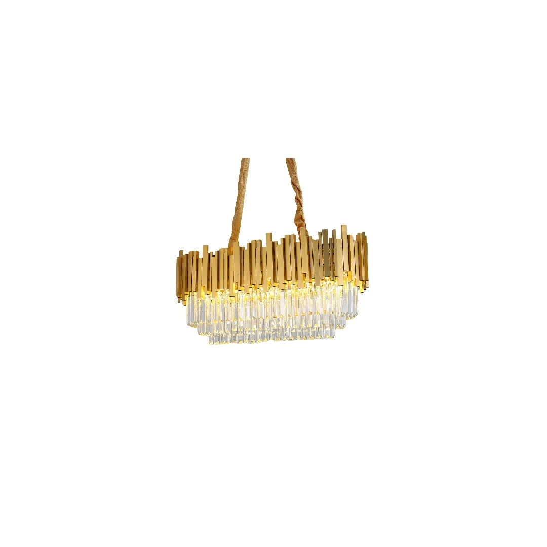 Candelabru IrisIlluma, LuminiLux, Gold, 80 cm, Cristal - 