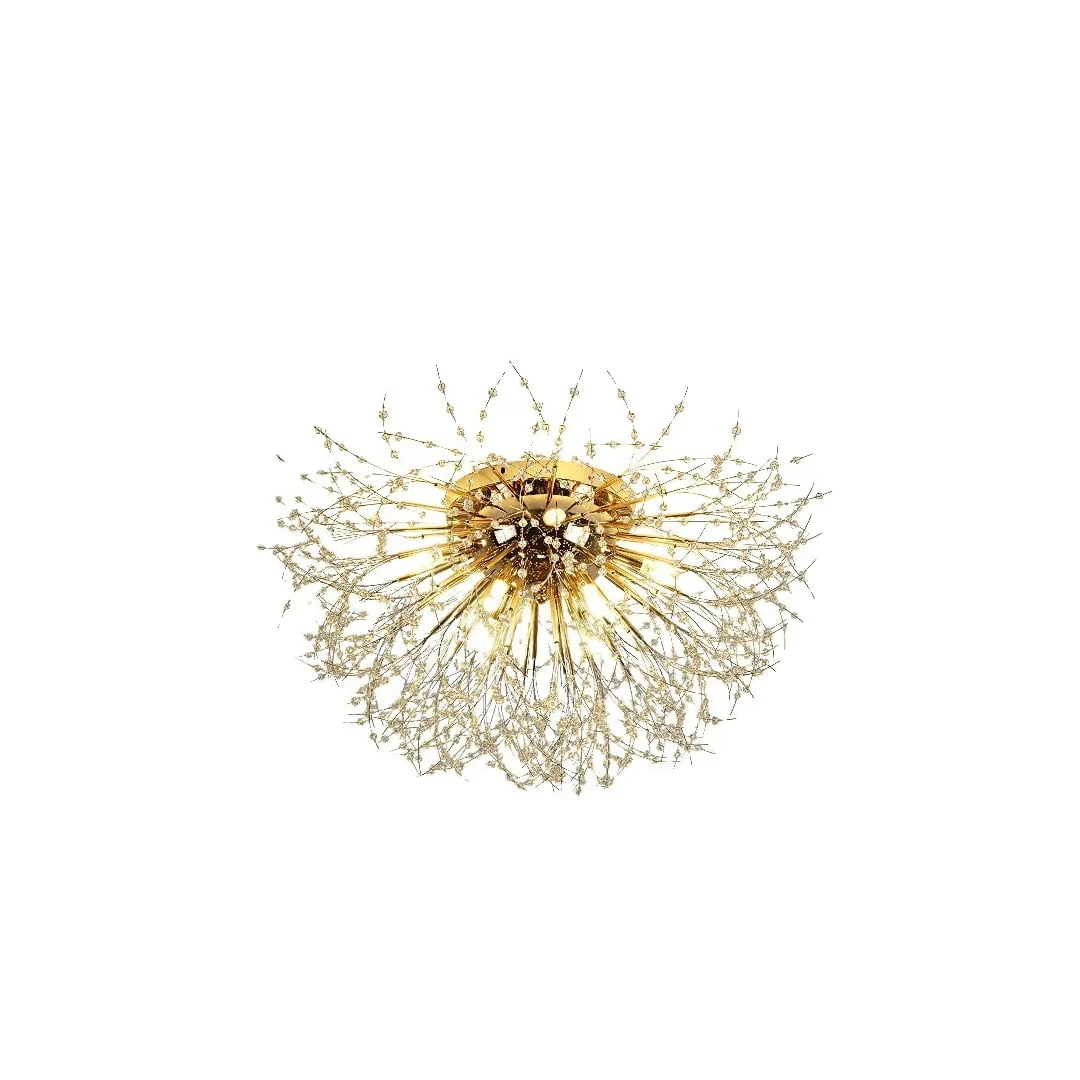 Candelabru ZenithSpectra, LuminiLux, Gold, 50 x30 cm, Cristal - 