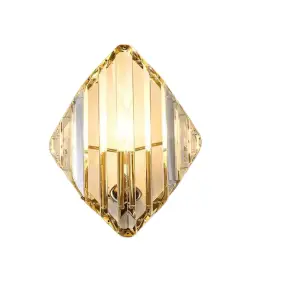 Aplica Corall, LuminiLux ,GOLD , 23*17cm , Kristal ,E27 - 