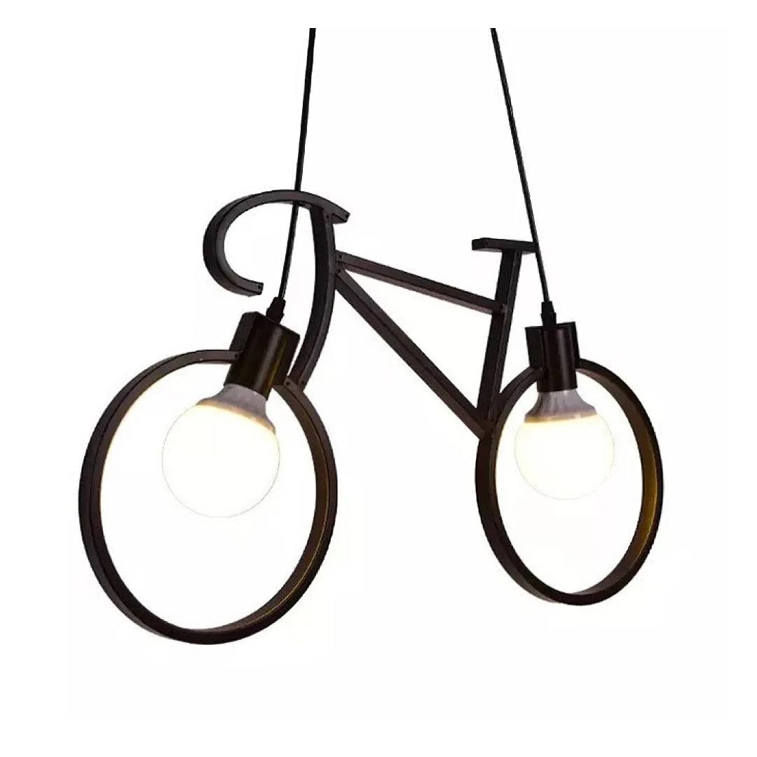 Lustra Soray Bike, LuminiLux ,Negru , 63*43cm , Metal ,E27 - 