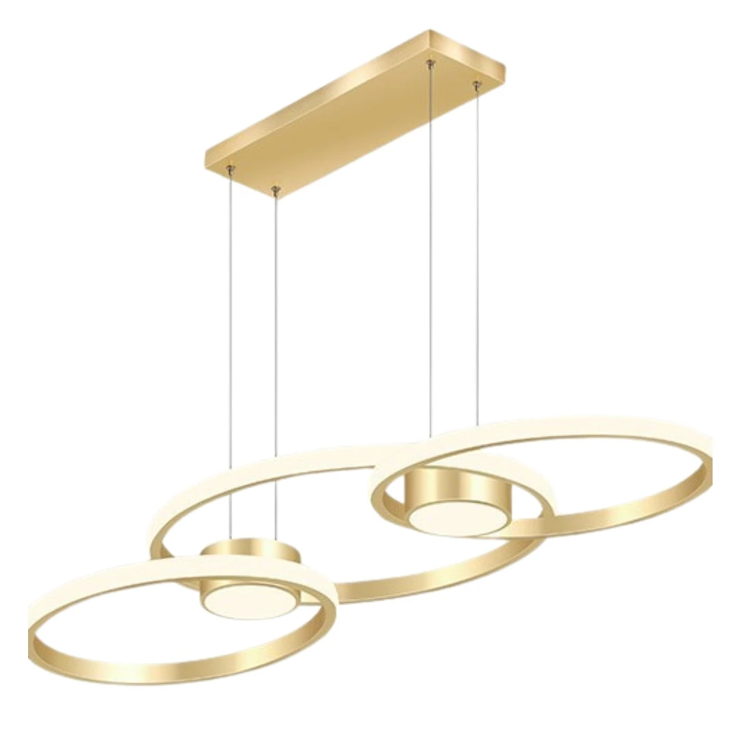 Lustra Yosana, LuminiLux ,Gold, 89cm , Metal ,LED - 