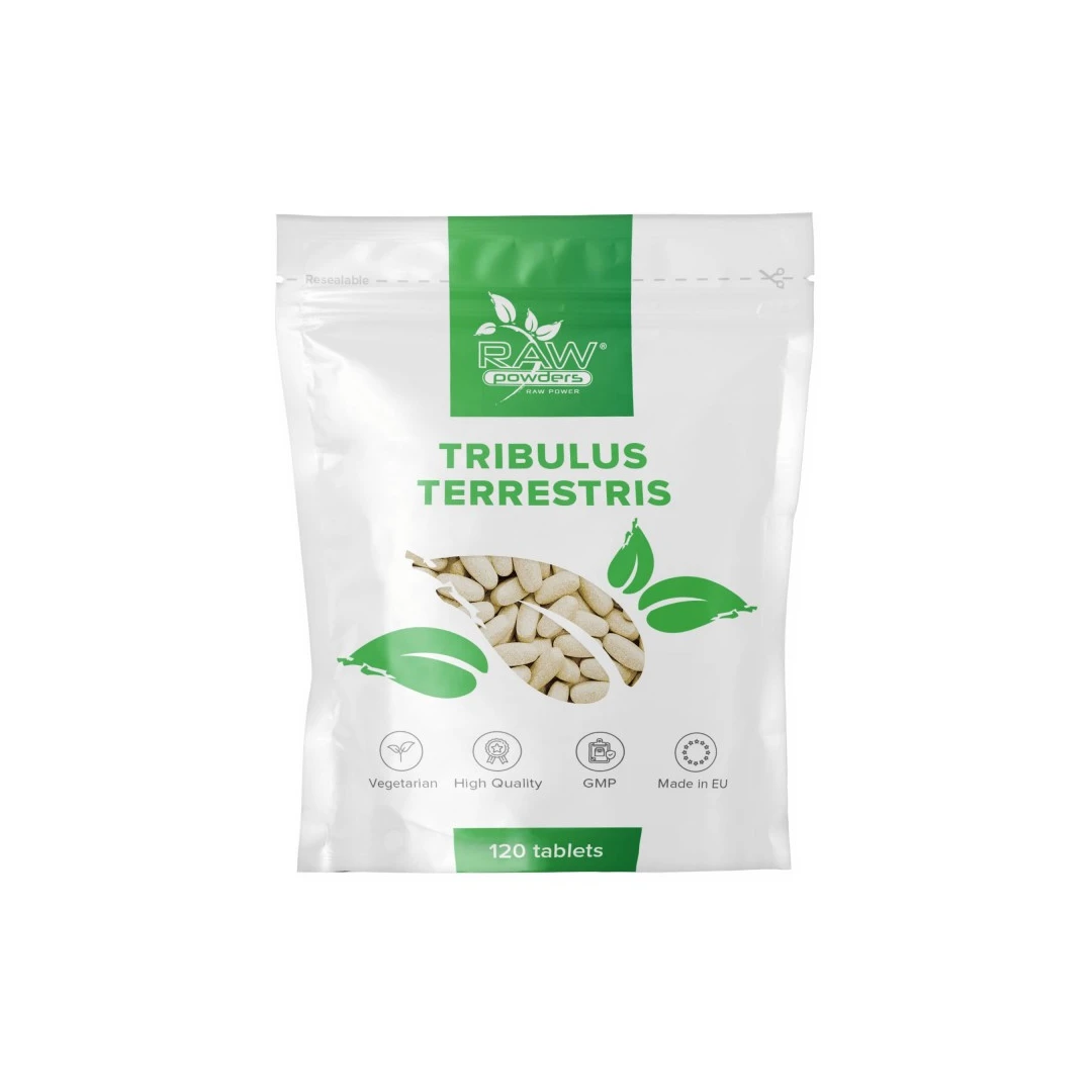Raw Powders Tribulus Terrestris extract 500 mg 120 tablete - 