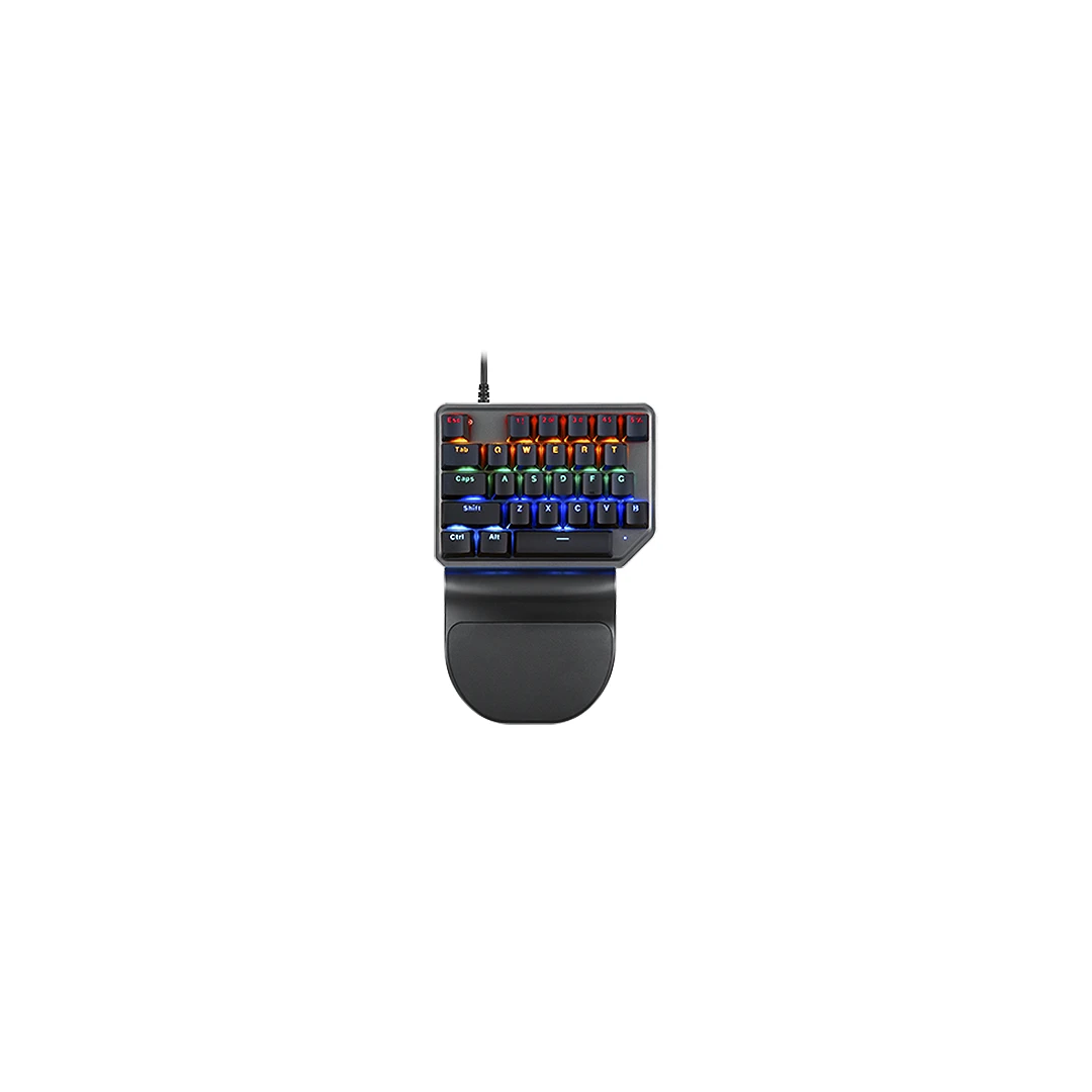 Tastatura mecanica pentru gaming, Motospeed, K27, WASD, RGB, Negru - 
