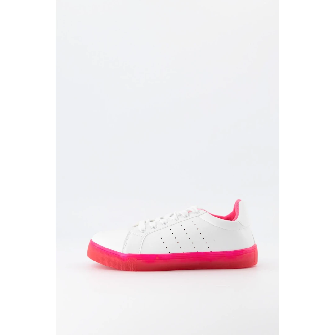 Sneakers Dama MBrands alb cu roz - 38 - 
