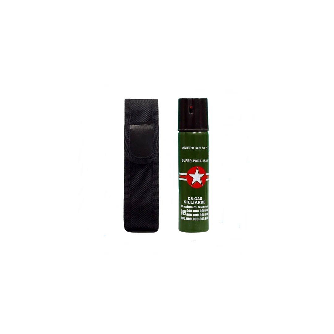 Spray cu piper, Military Defense, IdeallStore®, Auto-aparare, 60 ml, Verde - 