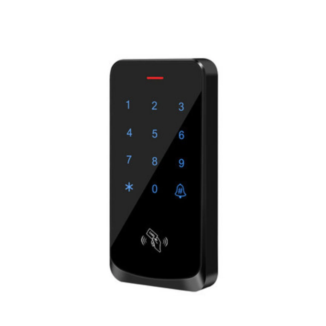 Tastatura tactila impermeabila iluminata pentru controlul accesului, acces cod pin , cartela sau ambele, interior/exterior, 2000 utilizatori - 