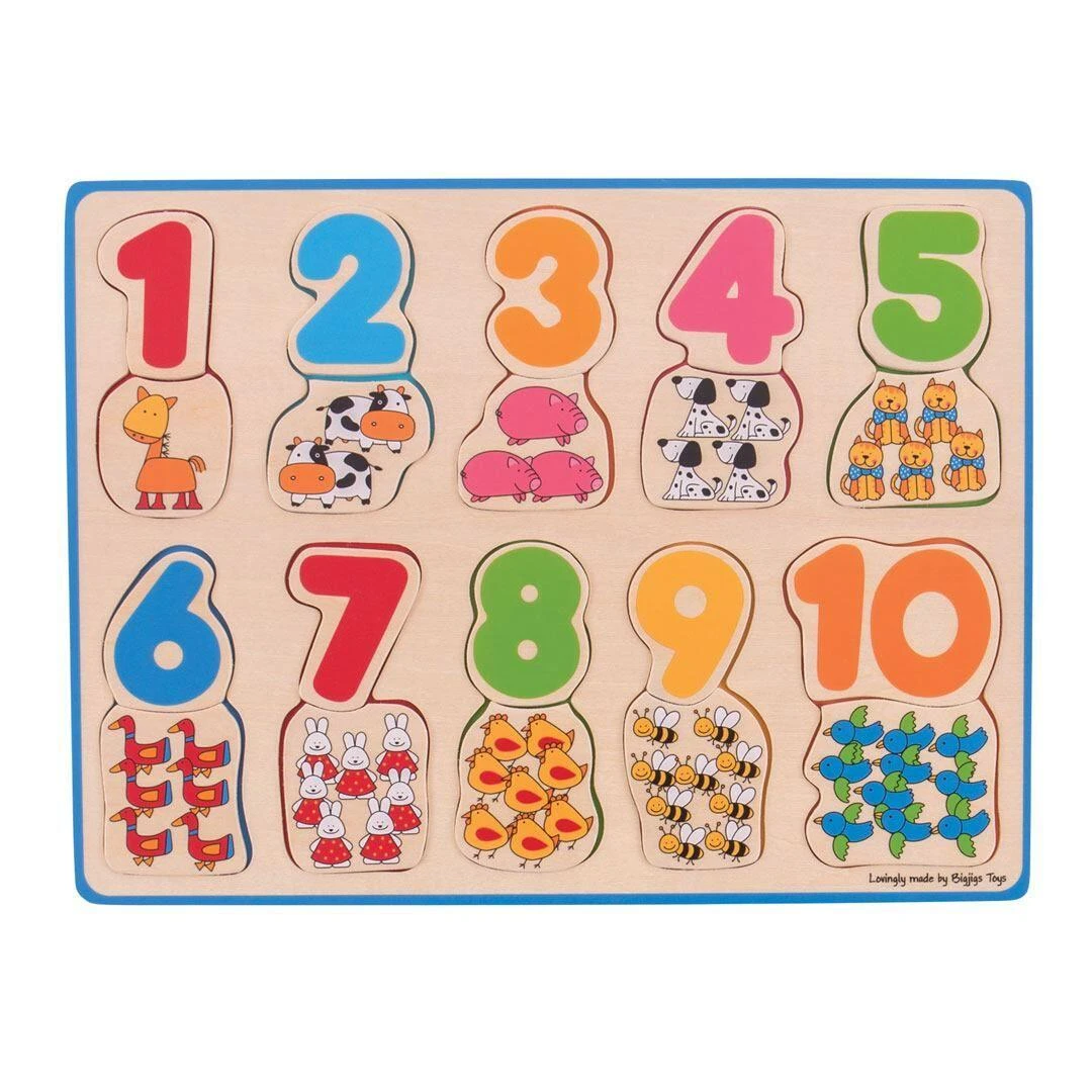 Puzzle - numere si culori - 