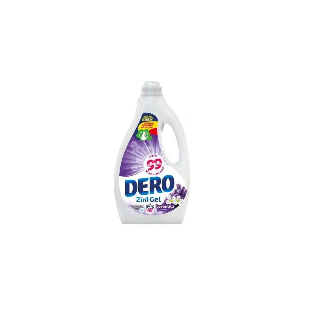 Detergent lichid Dero Levantica, 2L, 40 spalari - 