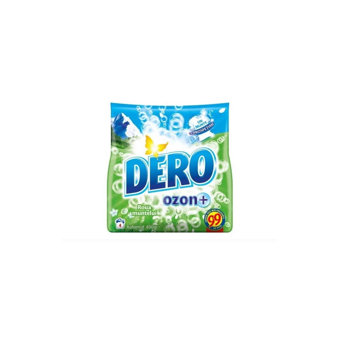 Detergent automat Dero Ozon+ Roua Muntelui Plus, 400g, 4 spalari - 