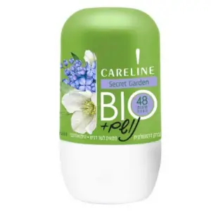 Careline Bio Roll-On, Deodorant, Secret Garden, 75 ml - 