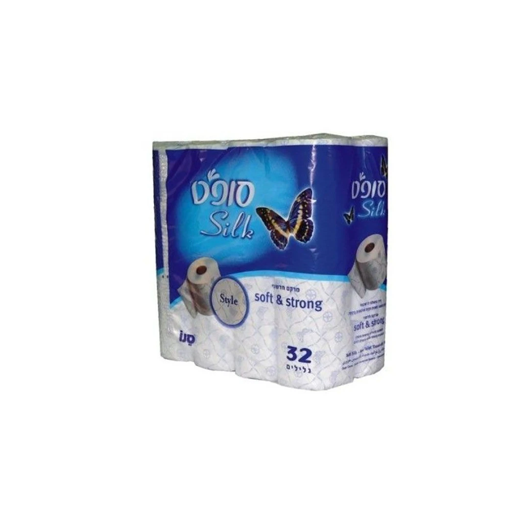 Hartie igienica Sano Soft Silk White, 2 straturi, 32 role - 