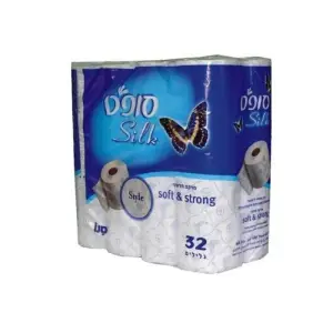 Hartie igienica Sano Soft Silk White, 2 straturi, 32 role - 