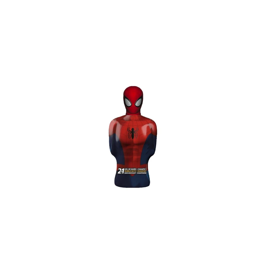 Gel de dus si sampon 2 in 1, Figurina Spiderman 3D, Baieti,350 ml - 