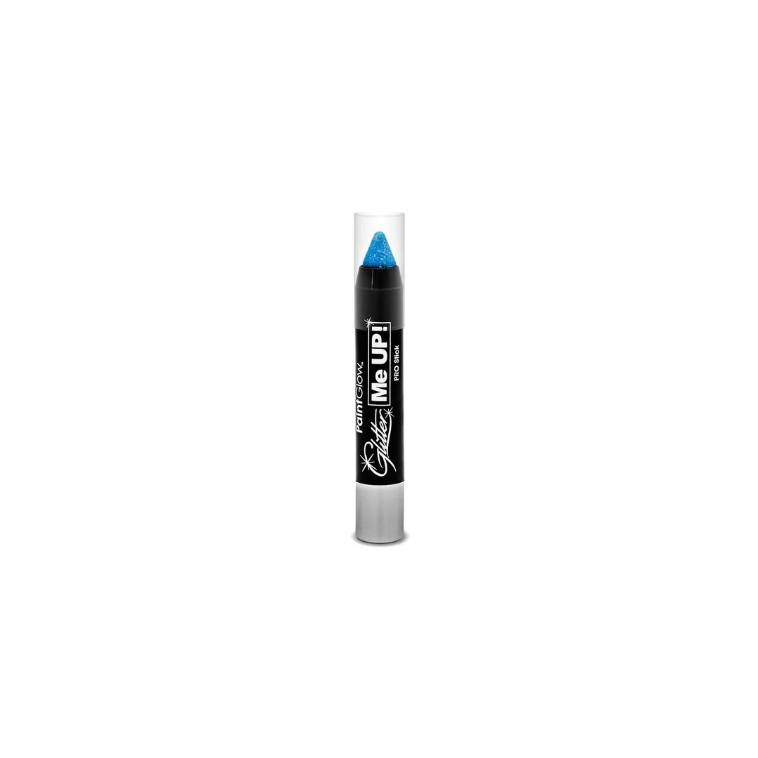 Creion cu sclipici, pentru fata si corp -UV reactiv - Ice Blue Glitter me Up! Paint Glow - 
