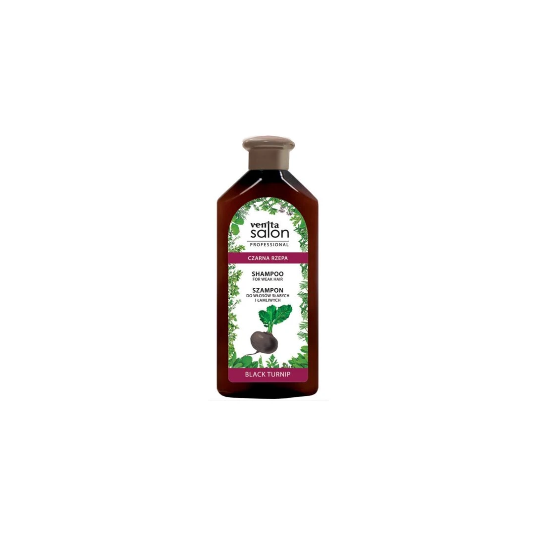 Sampon Herbal, cu Extract de Nap Negru, Salon Professional, pentru par fragil, subtire, Venita, 500ml - 